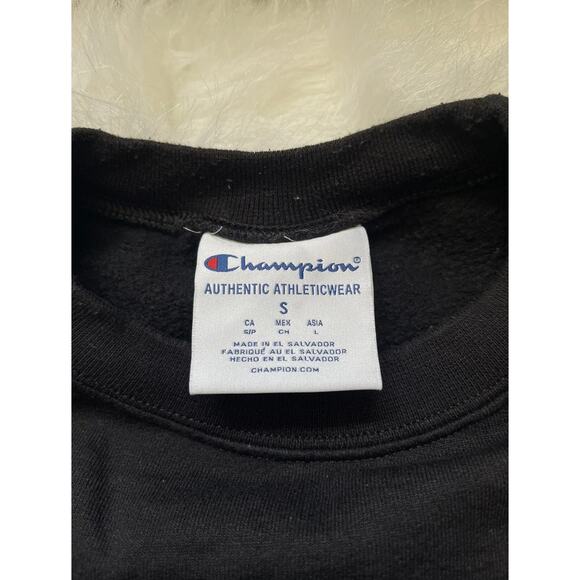 Champion Santa Cruz Men's Crewneck Pullover Black Sweater Size Small - EUC - Picture 6 of 11